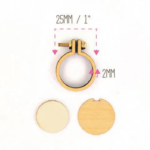 Small Round Necklace Hoop