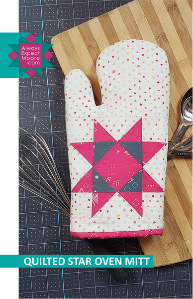 Quilted Star Oven Mitt - Digital Download Pattern