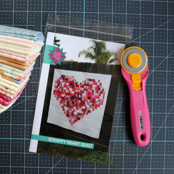 Scrappy Heart Quilt - Printed Copy