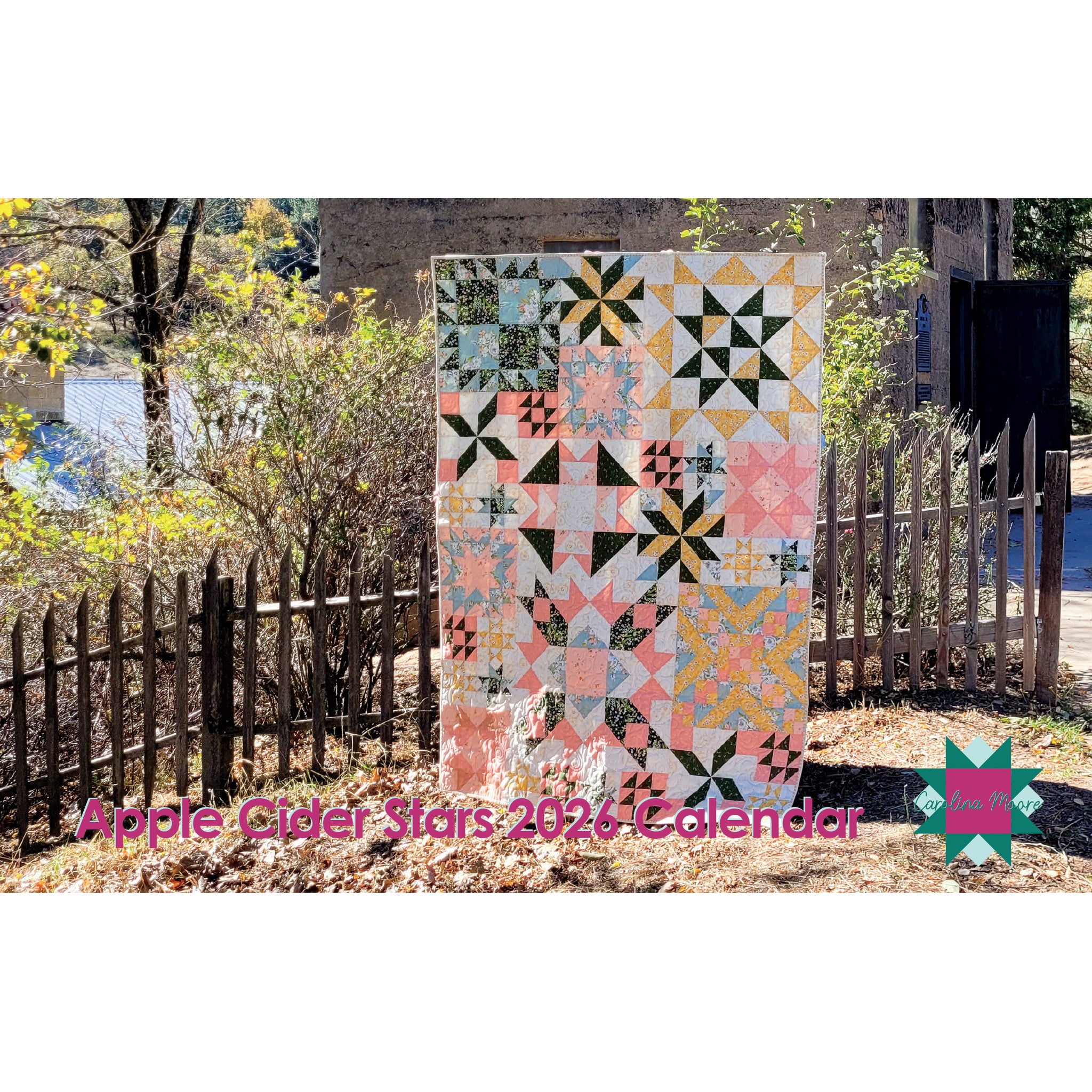 Apple Cider Stars Block of the Month Calendar (2026 Calendar) - Expected Ship 12/15/25