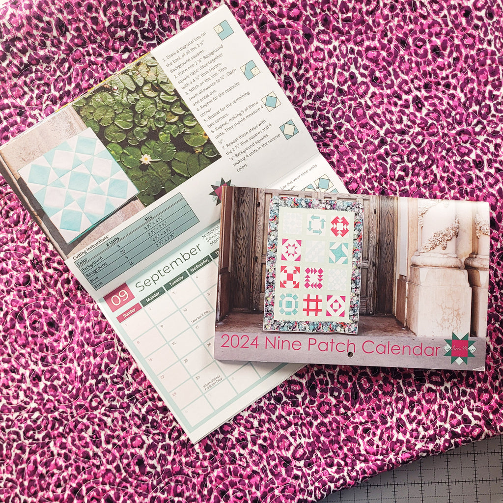 Nine Patch Block of the Month Calendar (2024 Calendar) Carolina Moore