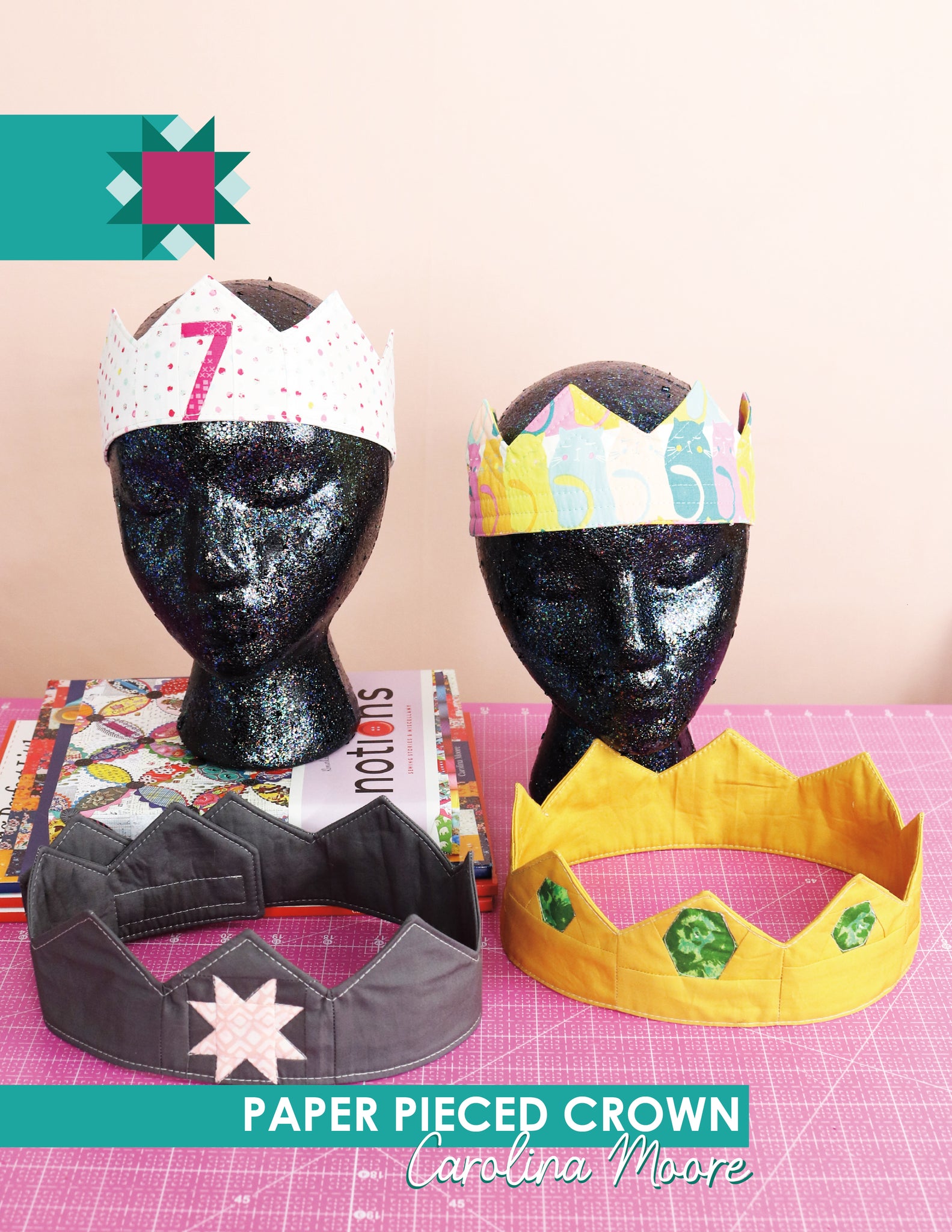 Paper Pieced Crown - Digital Download Pattern – Carolina Moore