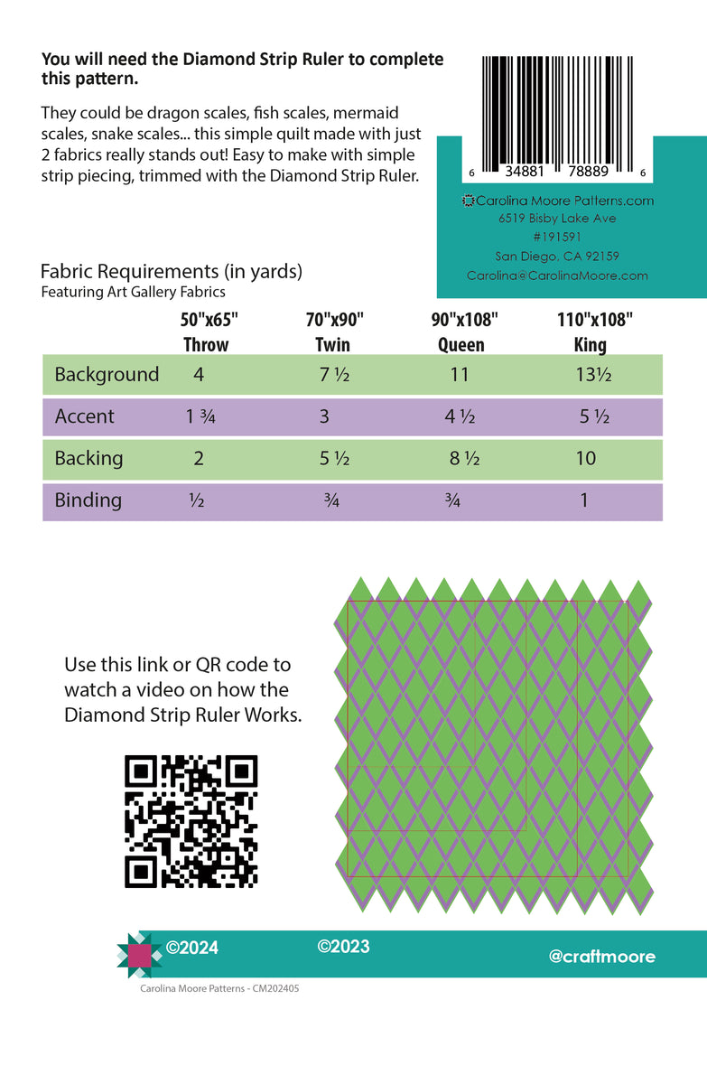 Scales Quilt - Digital Download – Carolina Moore