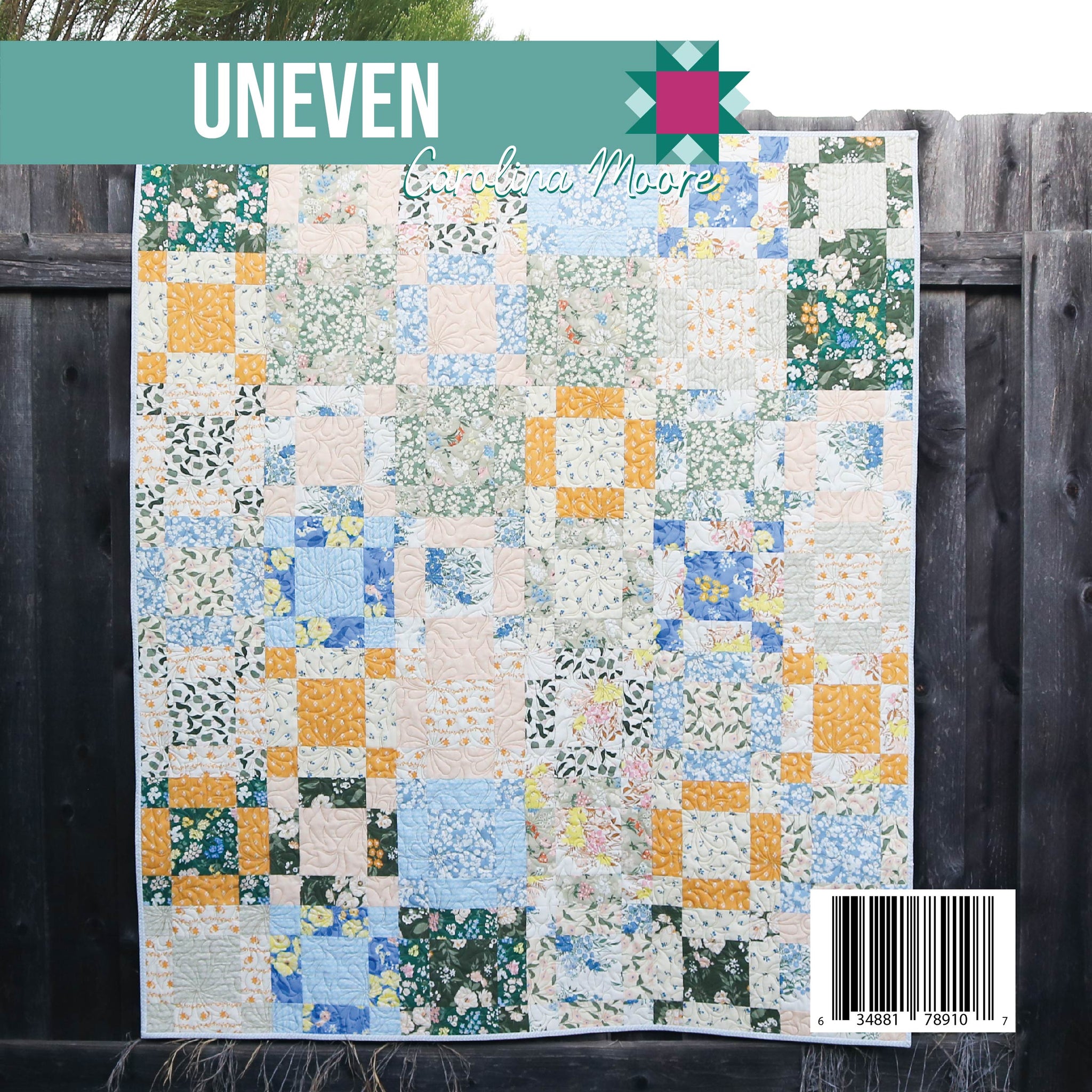 Uneven (Printed) - a Cake Cutter Ruler Pattern – Carolina Moore