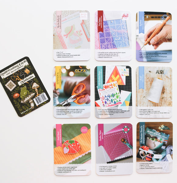 ALL THREE SETS - Notions Special Edition Quilt Trading Cards