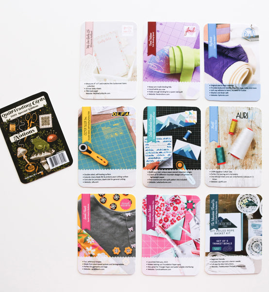 ALL THREE SETS - Notions Special Edition Quilt Trading Cards