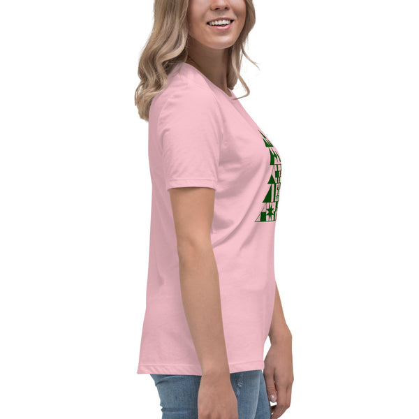 Quilty Tree Tee - Women's Relaxed T-Shirt