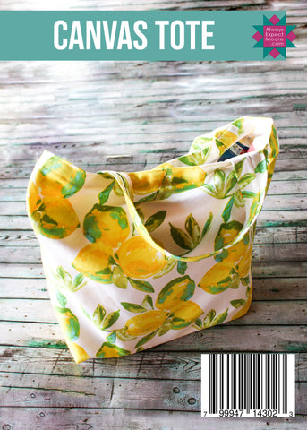 Canvas Tote - Printed Pattern
