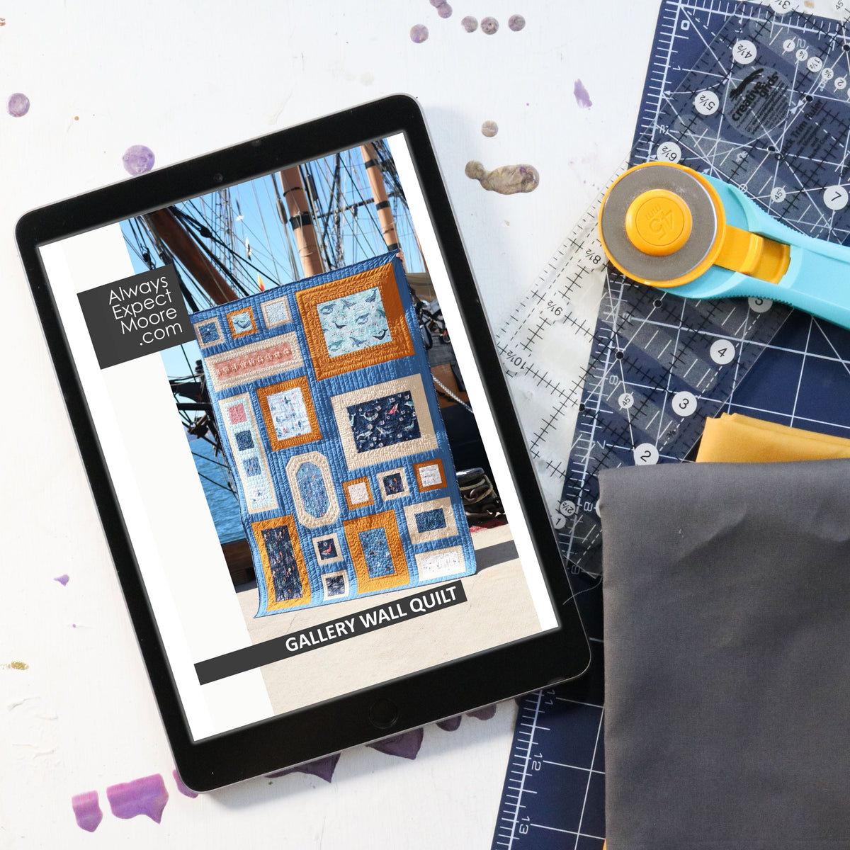 Gallery Wall Quilt Digital Download Carolina Moore