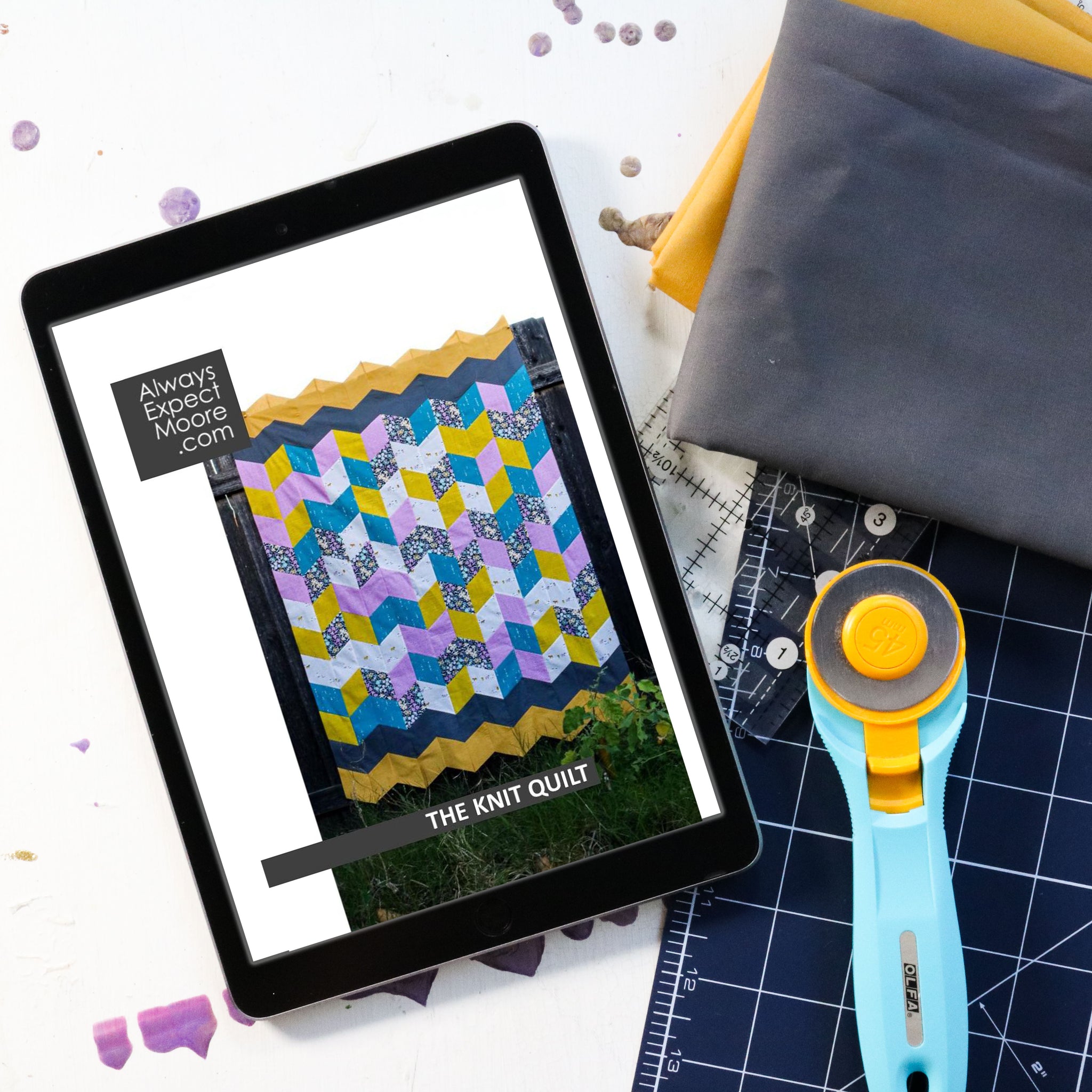 The Knit Quilt - Digital Download Pattern