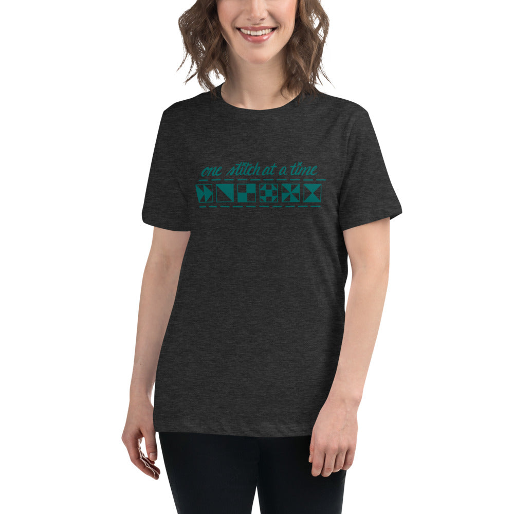One Stitch at a time - Women's Relaxed T-Shirt